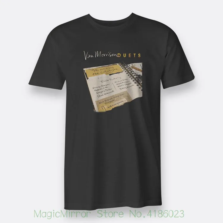 

Van Morrison Duets Re - Working The Catalogue S - 3xl Tee Black Men's Cotton T-shirt T Shirt Summer Famous Clothing