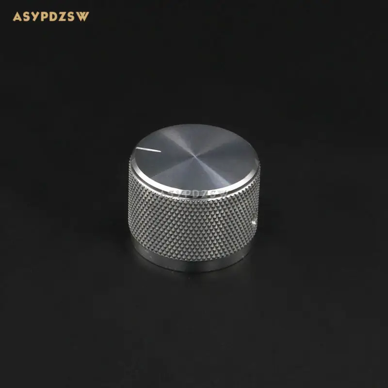

1 PCS 30*22 Knurled silver full aluminum Preamplifier/DAC/Amplifier volume potentiometer knob