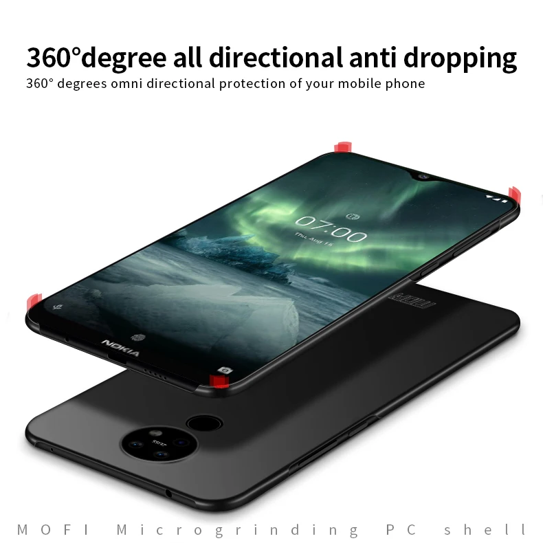MOFI для Nokia 6,2/7,2 Чехол Жесткий ПК пластик ультра тонкий чехол для телефона для Nokia6.2 Nokia7.2 крышка защитный экран