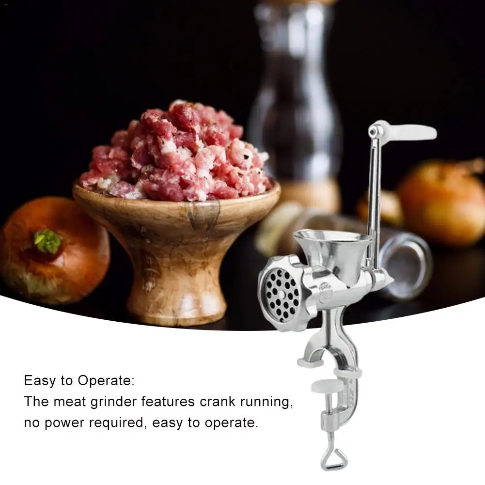 Ручная мясорубка металлическая устройство для приготовления колбасок