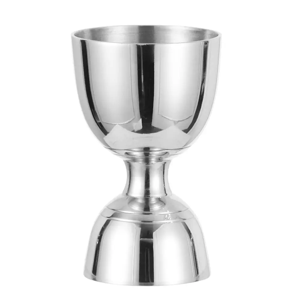 

QUEENBAR Stainless Steel 25/60ml Jigger Cocktail Shaker Measure Cup Dual Shot Drink Spirit Shaker Measure Jigger Kitchen Gadgets