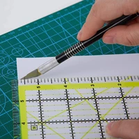 15pcs sewing cutting kit set rotary cutter knife patchwork ruler cutting mat