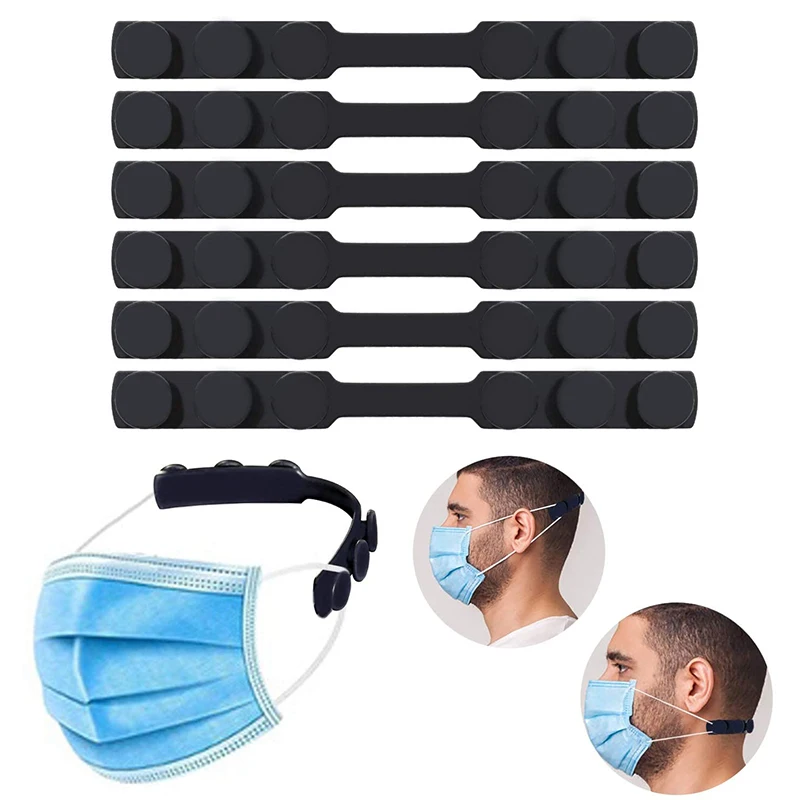 

3pcs/lot Mask Holder Third Gear Adjustable Anti-slip For Mask Ear Grips Extension Hook Face Masks Buckle Holder Home Accessories