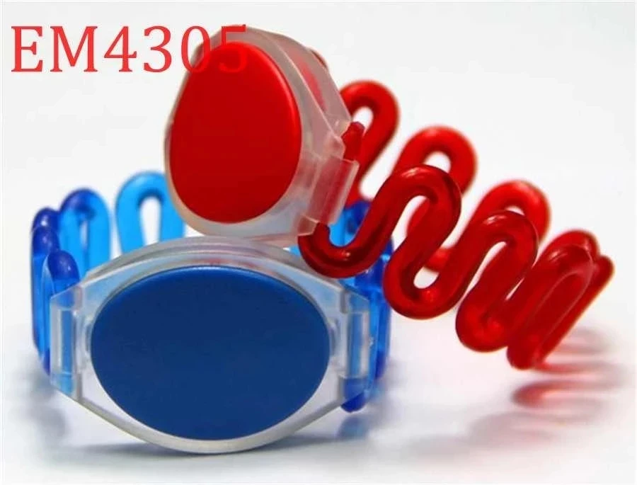 

1pcs EM4305 Silicone Wristband 125KHZ Rfid Waterproof Label Access Control Card