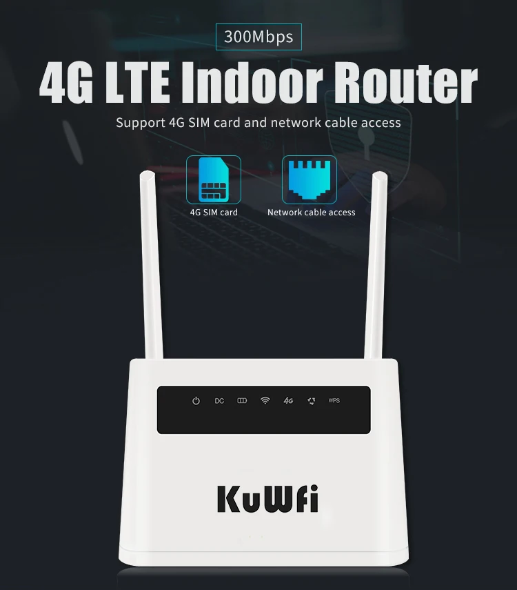 KuWFi 4G Wifi роутер 5000 мАч LTE Мобильный Wi Fi точка доступа разблокированный Глобальный
