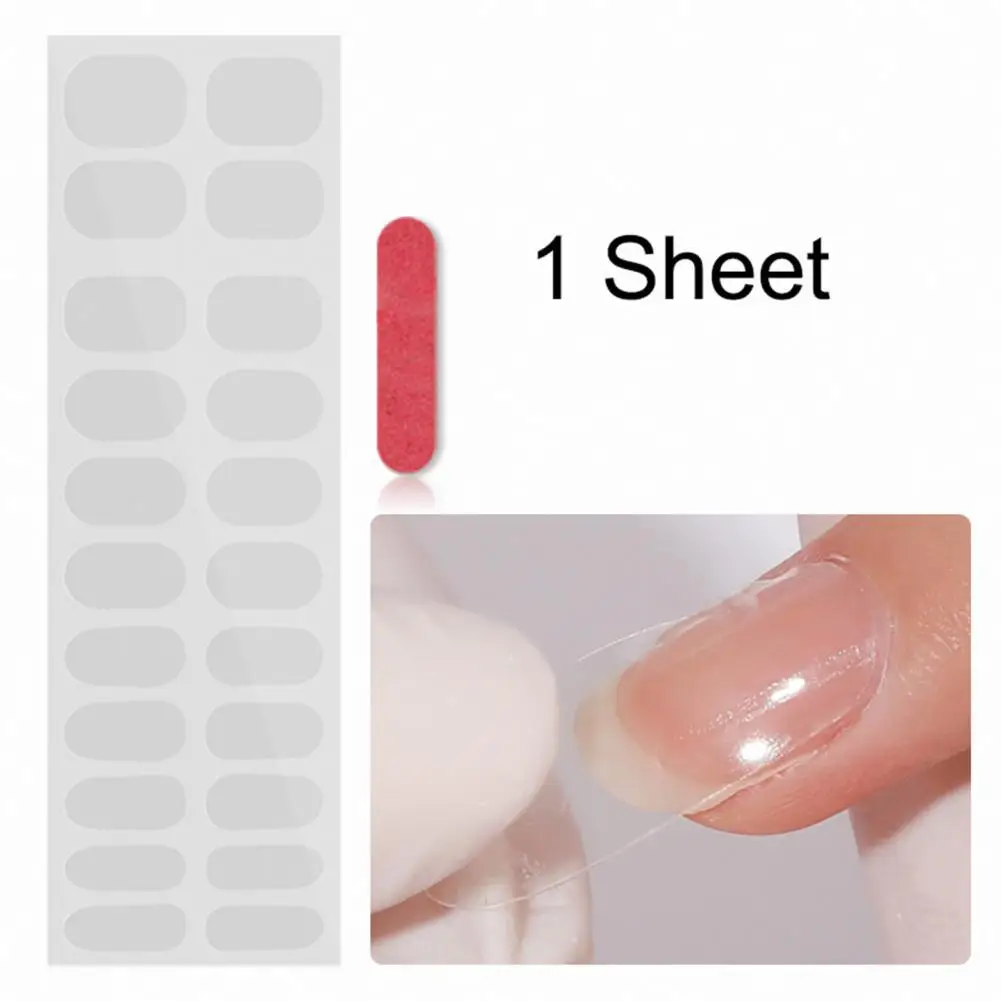 

Nail Guard Film Easy to Use Minimalistic High Viscosity Nail Polish Glue Protective Sticker for Girls