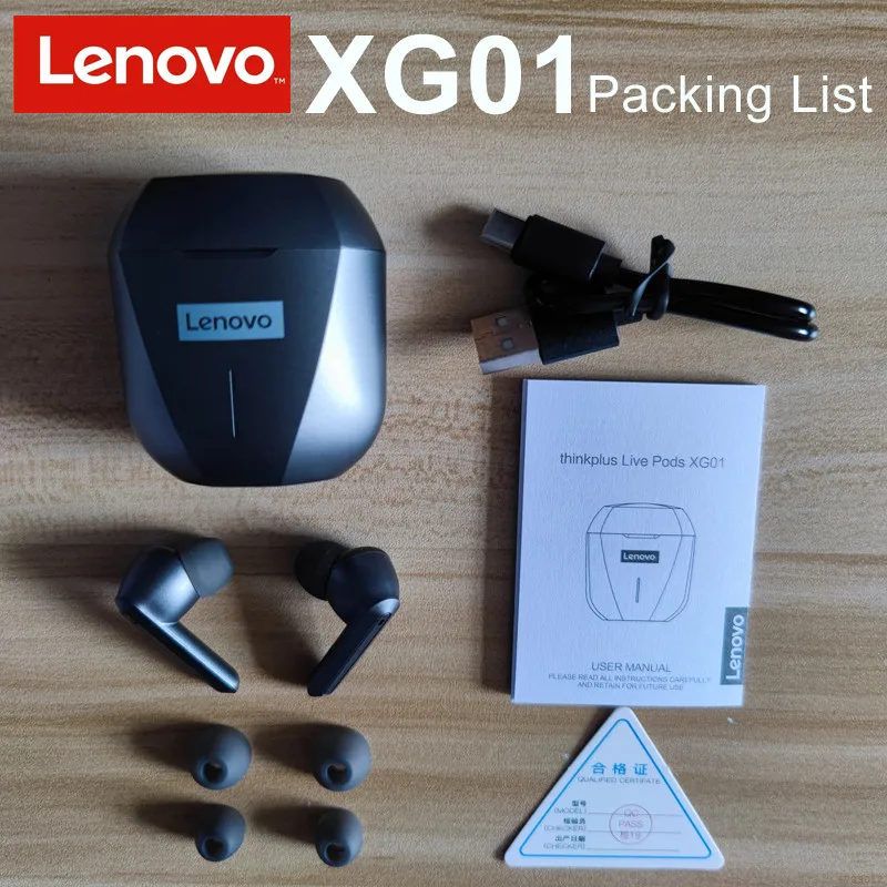 Игровые наушники Lenovo XG01 TWS 