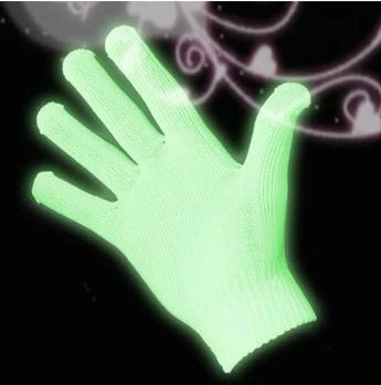 Рекламная Распродажа 12 пар/лот флуоресцентный светится в темноте Перчатки/magic
