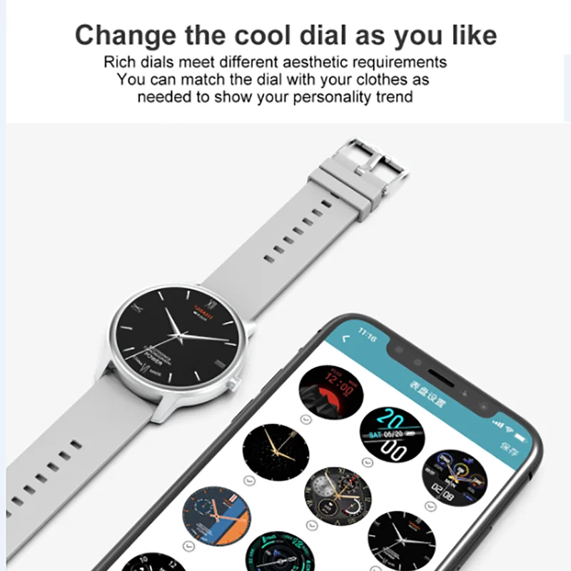 

DT56 Smart Watch Women Fashion Smartwatch Casual Men Sport Fitness Bracelet Band IP67 Waterproof Sleep Heart Rate Monitor Watch