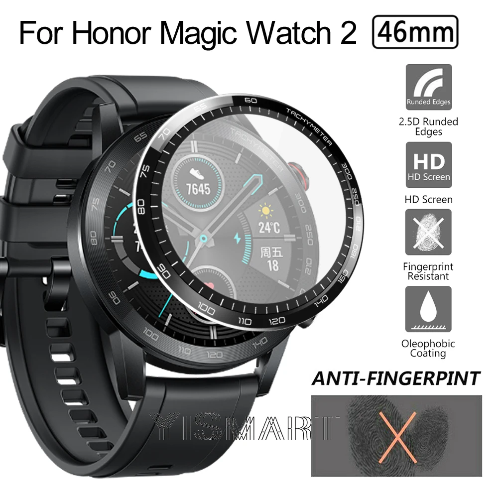 3D Curved Screen Protector For Honor Watch Magic Watch 2 Magic Watch2 46mm Full Cover Soft Protective Film Not Glass