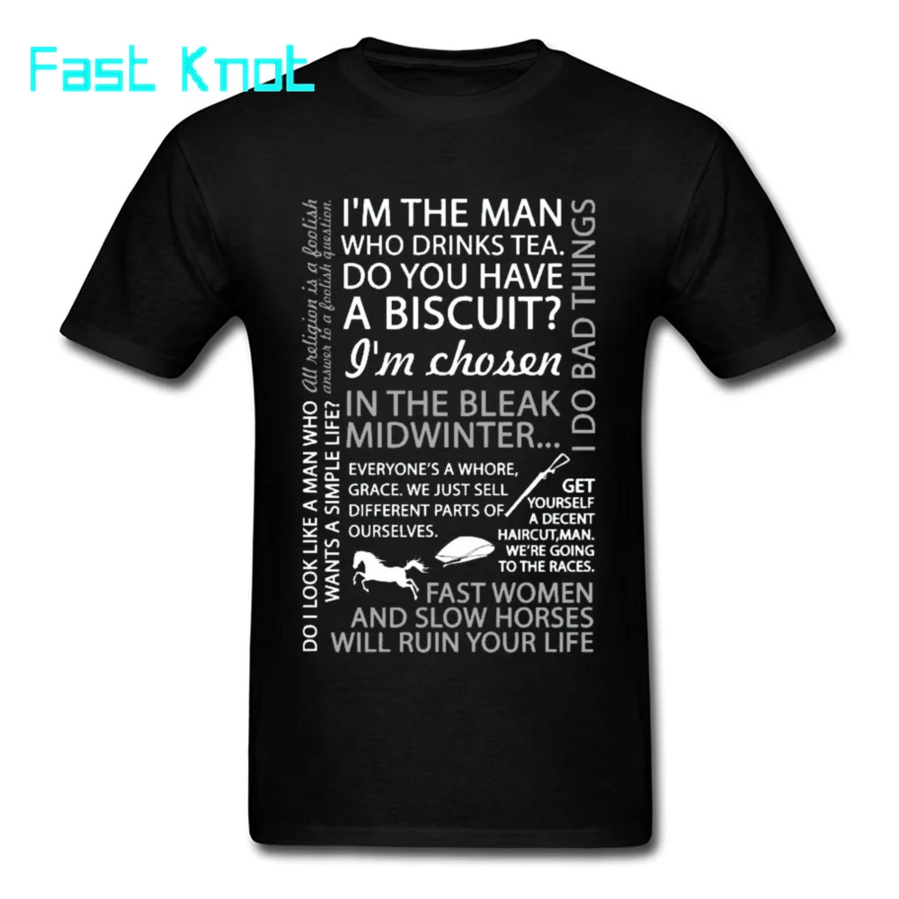 Мужская футболка Peaky Blinders Quotes Camisa Bad Male хлопковый топ с короткими рукавами и