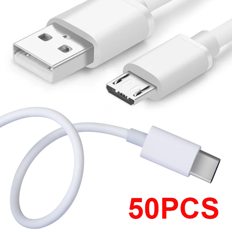 

USB зарядный кабель 1 м, 2 м, 3 м, подходит для iphone 11 pro max, кабель передачи данных Type-C для Huawei P40 Mate 30, Зарядка Micro USB