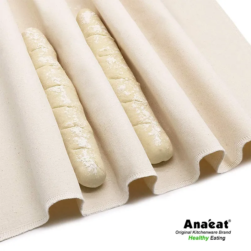 ANAEAT 1 шт. льняная Ферментированная ткань для теста кастрюли выпечки хлеба багета