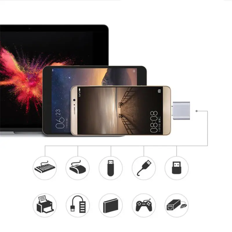 Преобразователь Micro USB в для всех телефонов Android Usb 2 0 Mini OTG кабель адаптер Female