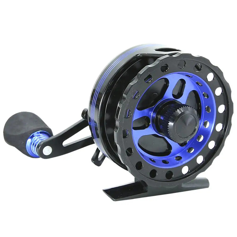 

Metal Fishing Reels Front Raft Wheel Anti-slip Hand Handle Winter Ice Fishing Supplies
