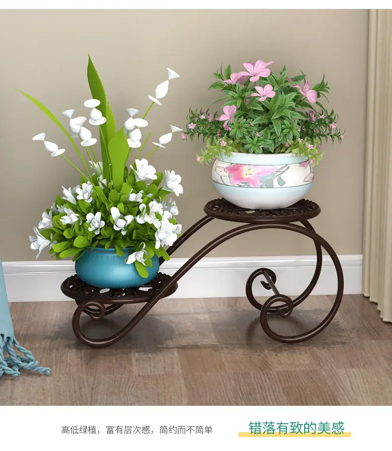 Европейский цветочный стеллаж многослойный комнатный стол балкон окно офисный