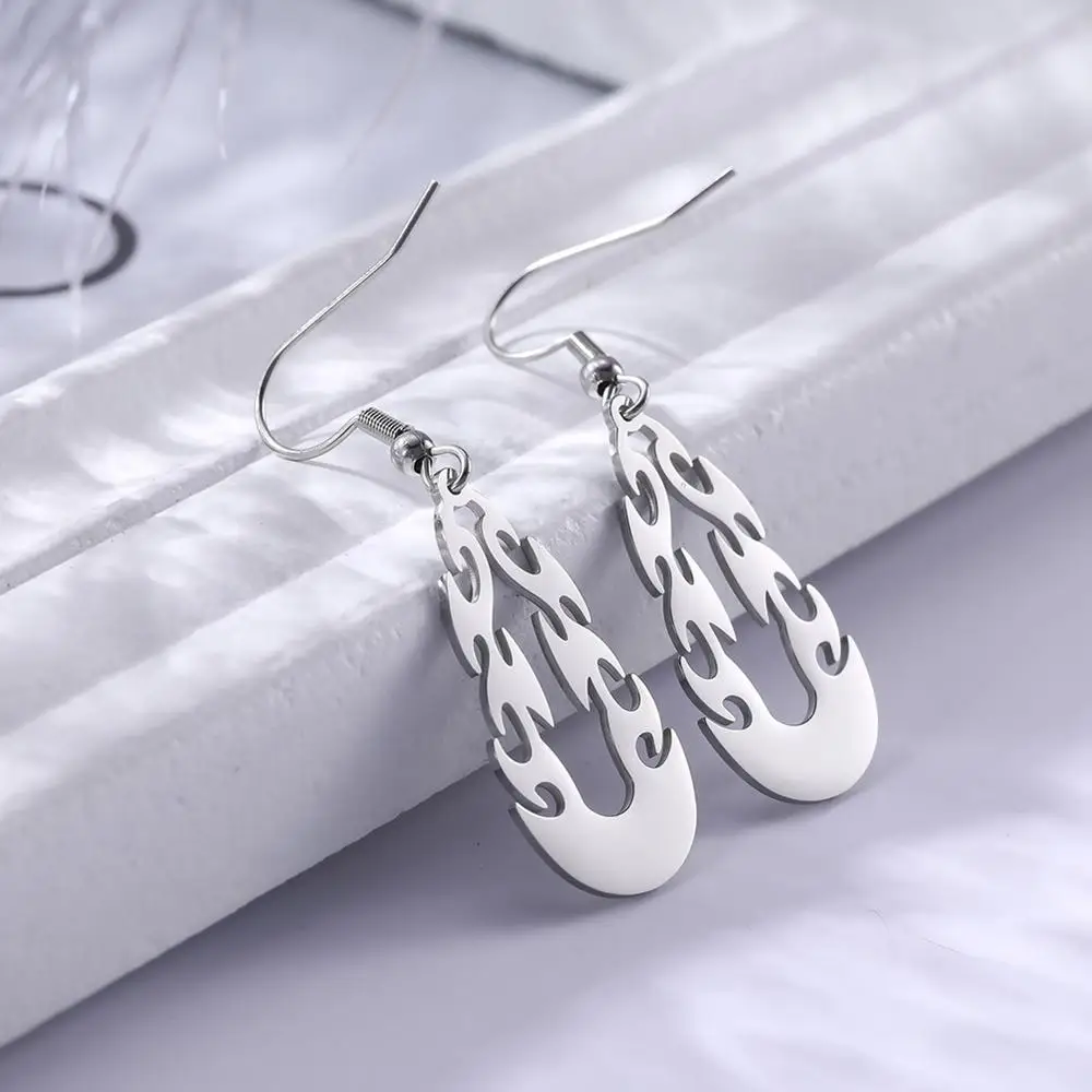 Моя Форма Длинные Винтажные серьги Тотем полый 316L нержавеющая сталь