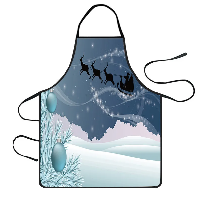 Рождественское украшение водонепроницаемый фартук кухонные фартуки для ужина