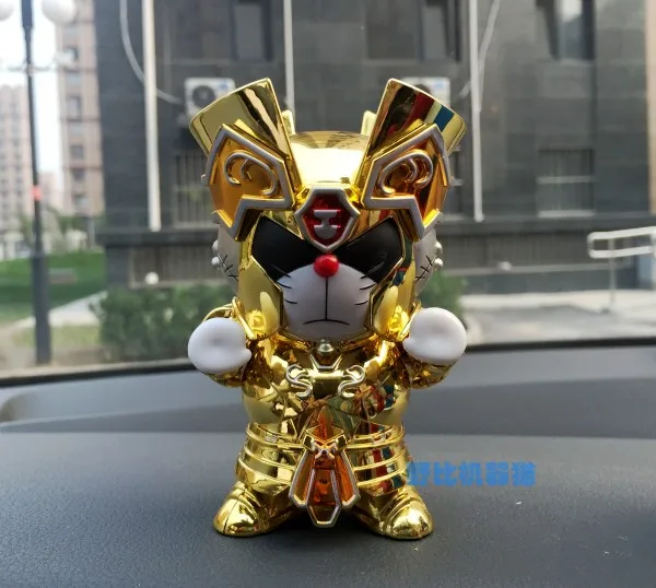 Экшн-фигурка Дораэмон Косплей золотой Сен-Сейя ПВХ 10 см Burdock подарок Мультяшные