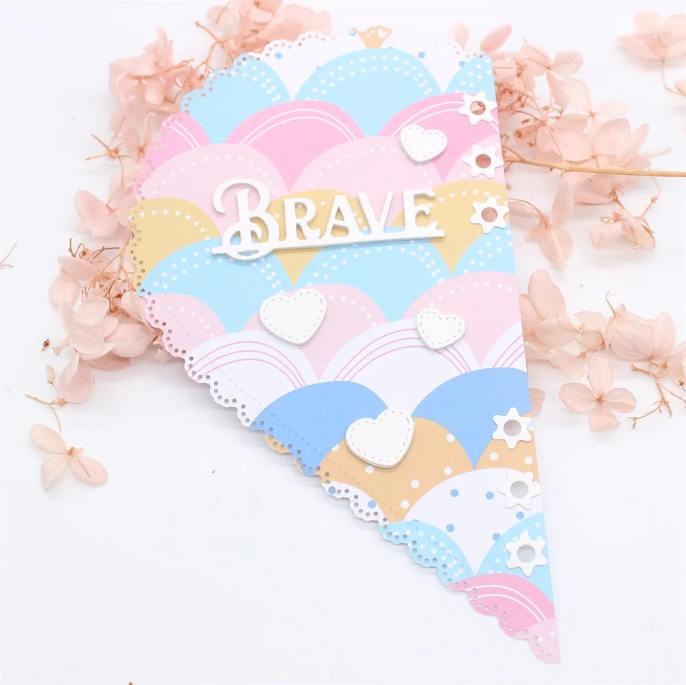 Штамп-планировщик в форме сердца металлический трафареты для скрапбукинга