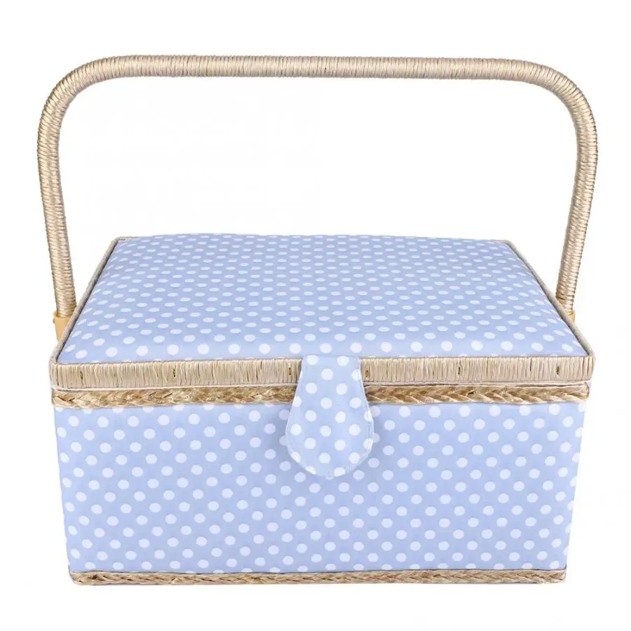 Корзина для шитья органайзер хранения ниток и игл ткани в домашних условиях ящик