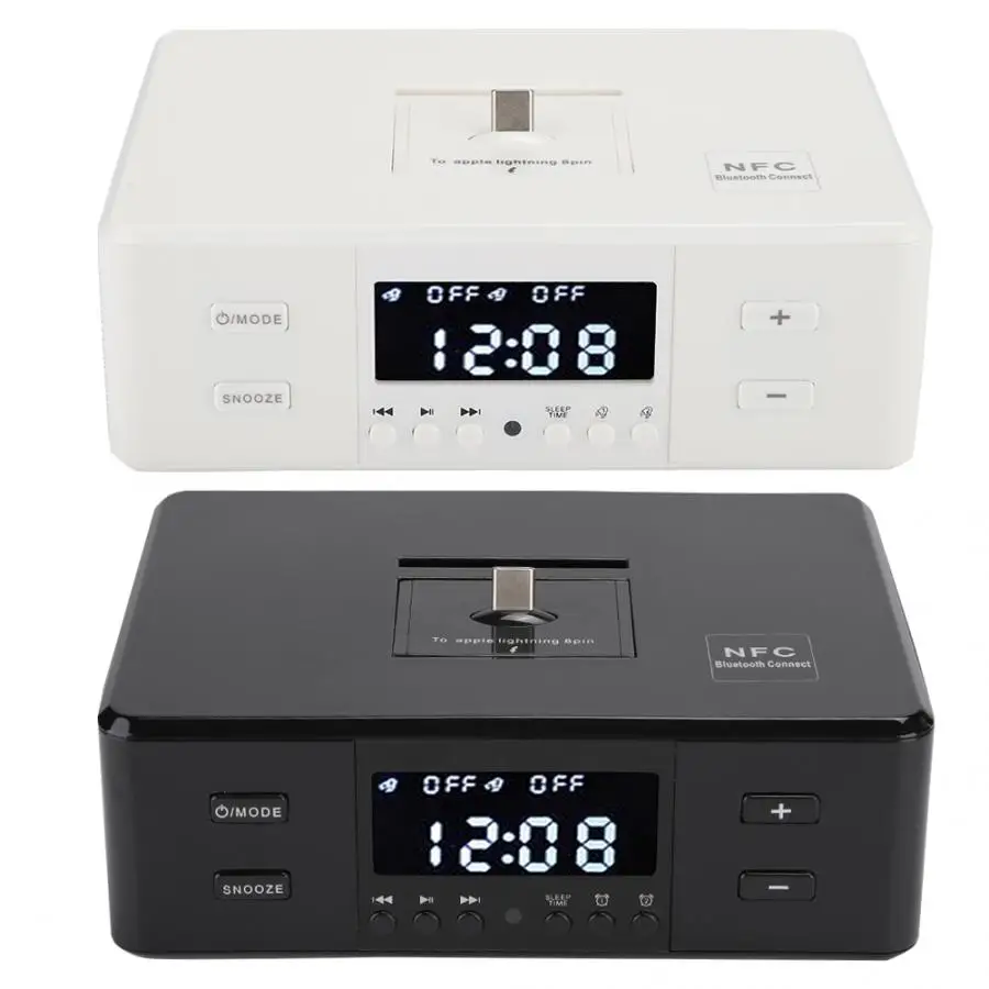 D9PRO 3 in 1 Alarm Clock USB Charging Playback FM Stereo Radio Bluetooth-compatible Speaker 110-240V portable speaker | Электроника
