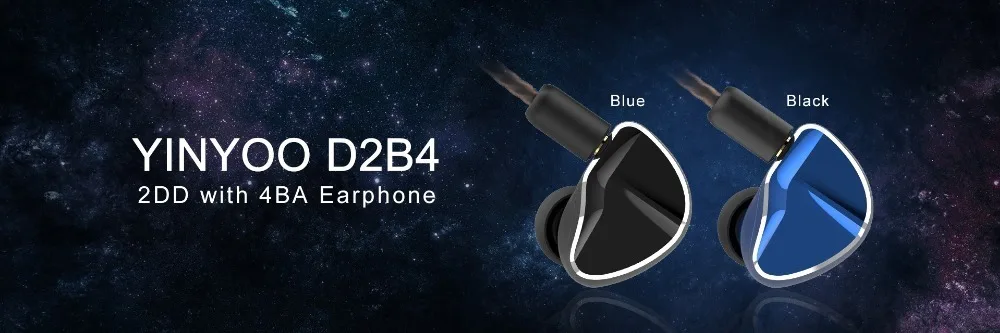 AK Yinyoo ASH 1DD+ 1BA гибридные наушники в ухо HIFI бас наушники вкладыши головной разъем DJ гарнитура заменен кабель Yinyoo V2 D2B4 топаз