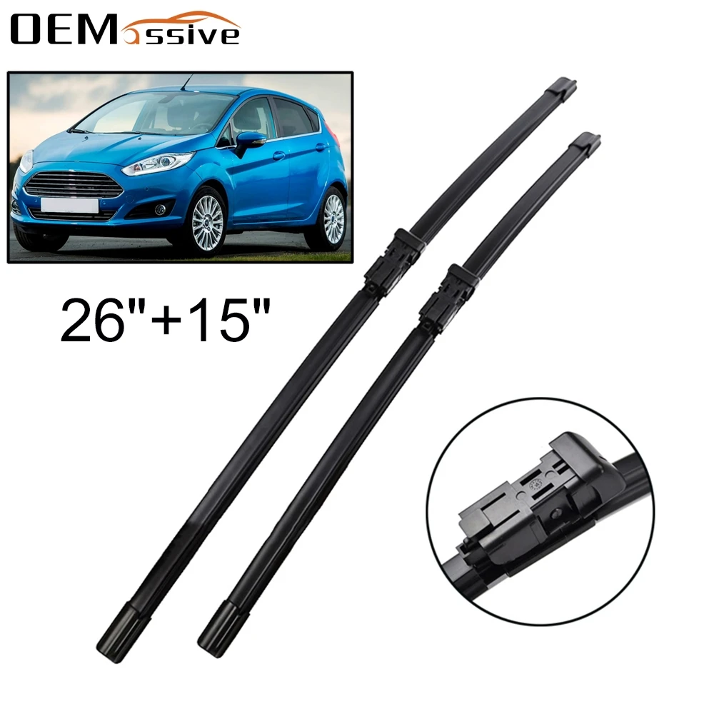 Стеклоочиститель лобового стекла стеклоочистителей для Ford Fiesta MK6 2008 2009 2010 2011 2012