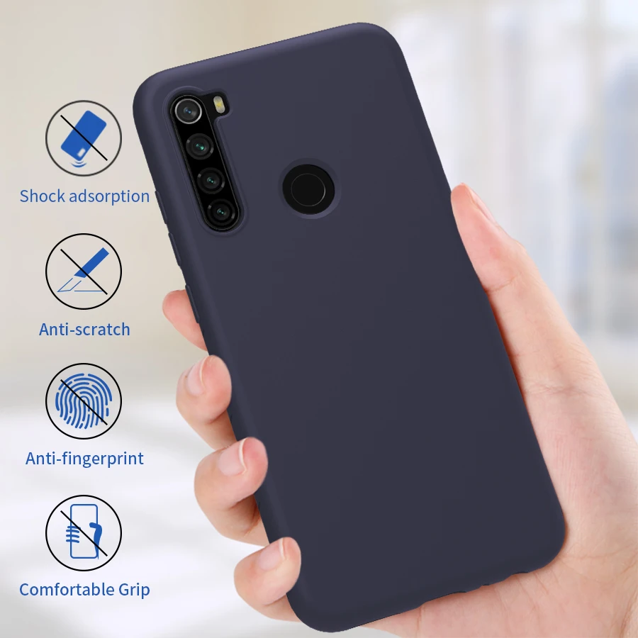 Чехол для Redmi Note 8 Pro, силиконовый Гладкий чехол NILLKIN для Xiaomi Redmi Note 8, чехол для Note8, глобальная версия 6,3/6,53
