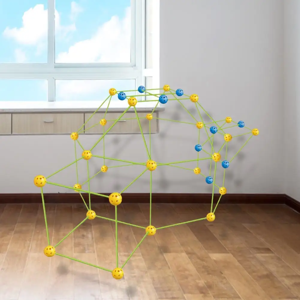 

Детская палатка, игрушка ручной работы, пластмассовые Детские Поделки, 3D форт, замок, дом, строительный комплект для взаимодействия родител...