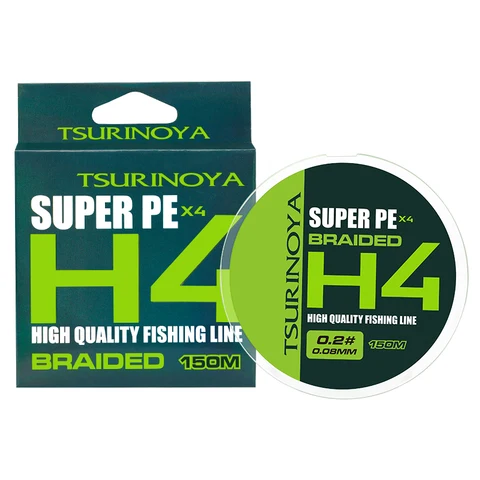 Tsurinoya 4 tece peresting linha de pesca h4 4-8lb 150m Light Game Trout Game Long Casting Line