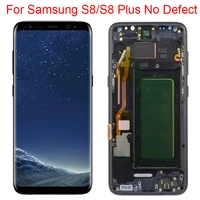 original s8 plus lcd for samsung galaxy s8 display with frame s8 g950fd s8 plus g955f lcd screen touch panel assembly new