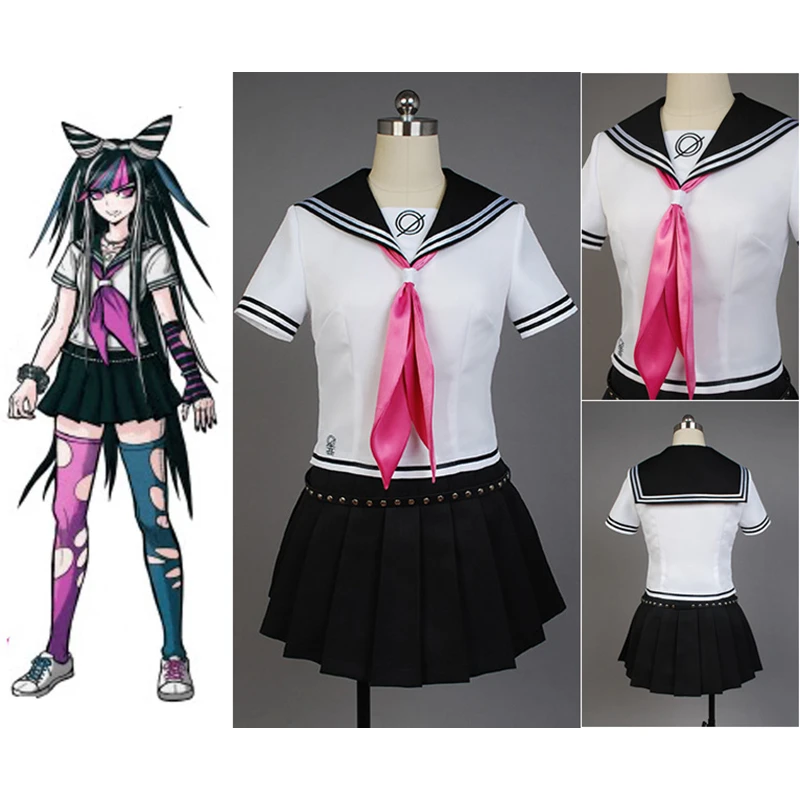 

Super DanganRonpa Ibuki Mioda Cosplay Costume Dress Uniform Suit Halloween Carnival Costumes