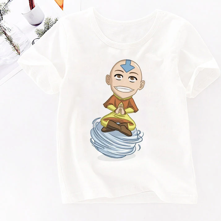 

Summer New Kids Clothes T Shirt Cartoons Avatar The Last Airbender T-shirt For Boys And Girls Toddler Shirts Tee Fashion 24M-9T