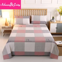 shandong old coarse cloth bed sheet thick single double bed sheet pillowcase multi specification optional