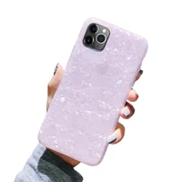 glitter shell grain bling transparent soft tpu phone case for iphone 11 xr 6 6s 7 8 plus x 10 xs max silicone back cover
