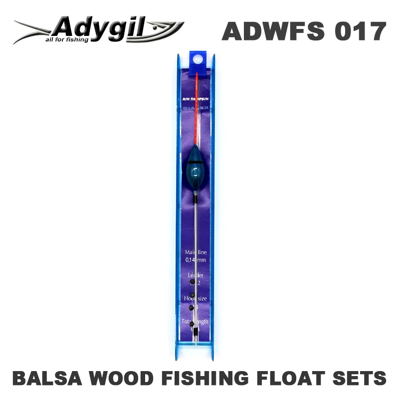 Набор деревянных поплавков для рыбалки adyтно Balsa ADWFS 017 длина лески 0 5 г 60 см размер