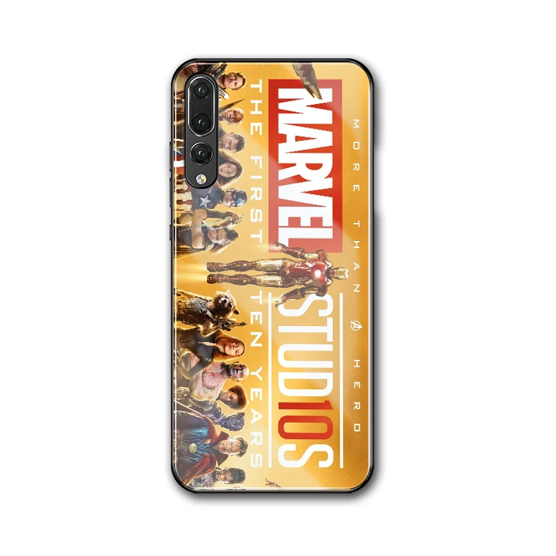 Marvel Avengers for Huawei P9 P10 plus Case P20 P30 pro Glass Tempered For Mate 9 10 20 30 Lite DIY Cover |