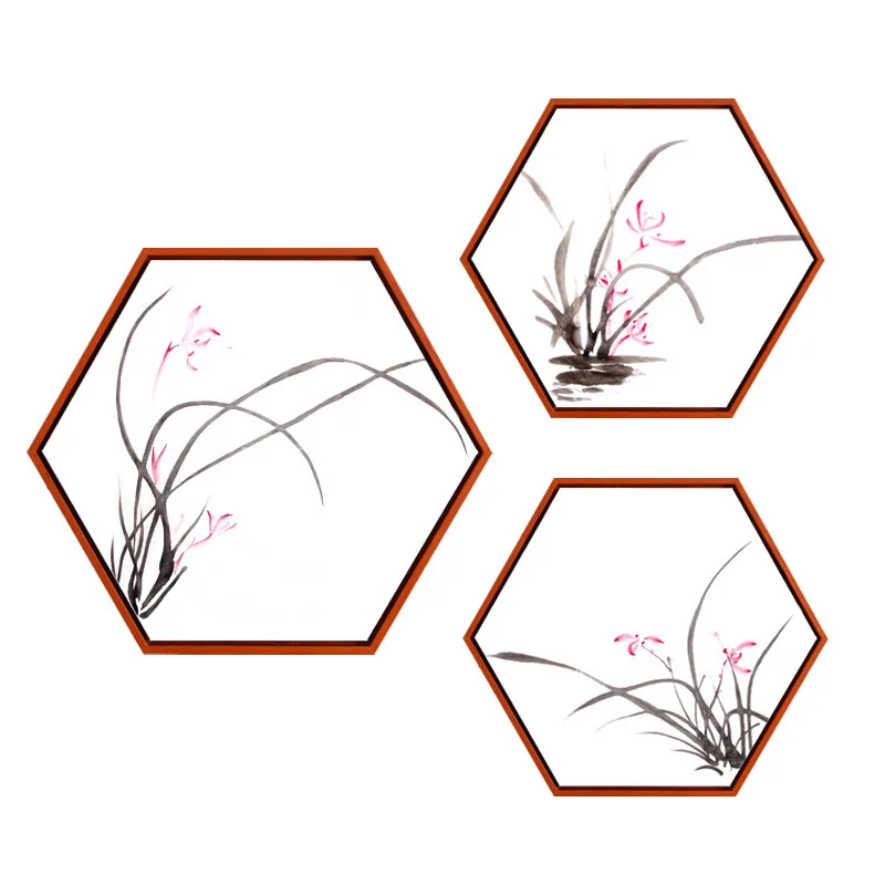 Шестиугольная Картина на холсте постеры и принты картина маслом настенное