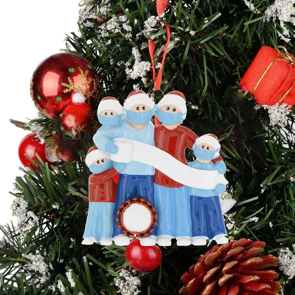 

Personalized Survived Family Of Ornament 2020 Christmas Holiday Decorations 3pcs christmas tree ornaments boze narodzenie