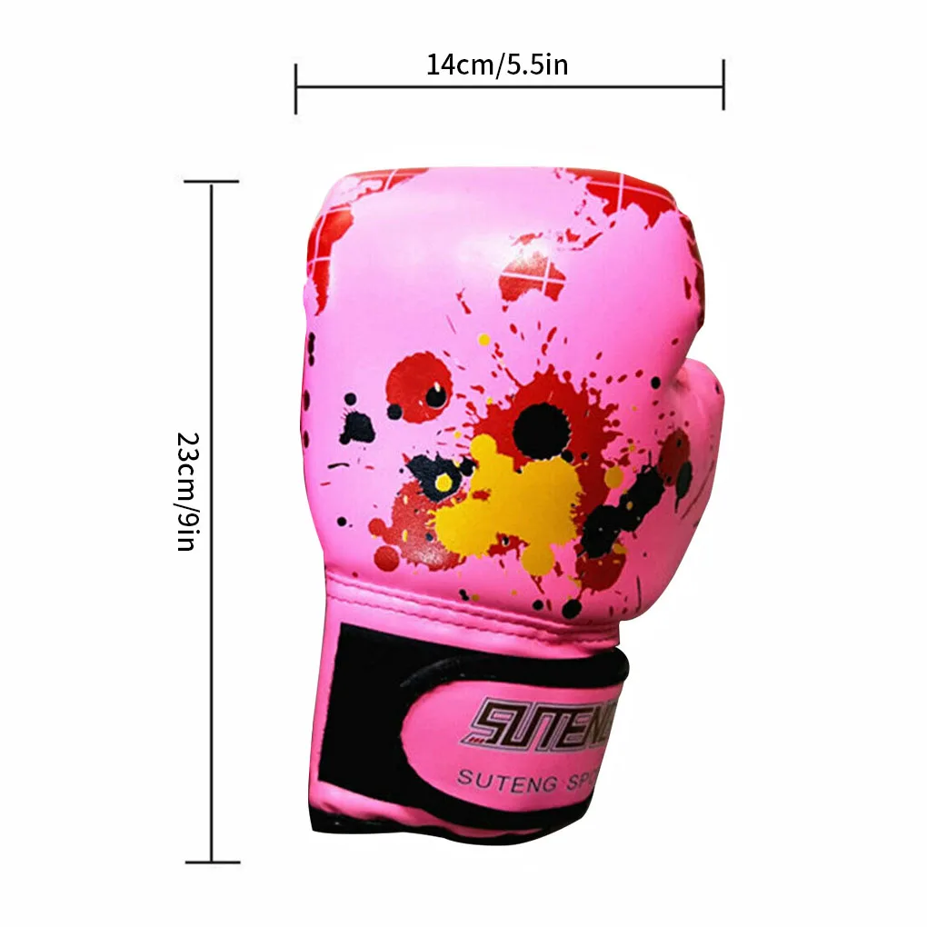 

Children Boxing Glove PU Leather Sport Punch Bag Fight Mitts Training Gloves Sparring Glove for 2-11 years old Kids