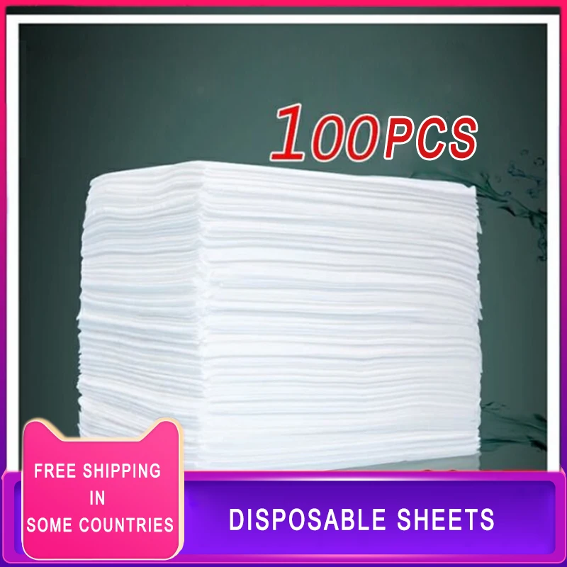 10/20/50/100pcs Disposable Bed Sheets Bedroom Massage Table Sheets Beauty Salon Spa Travel Hotel Thicken Non-woven Fabric Sheet