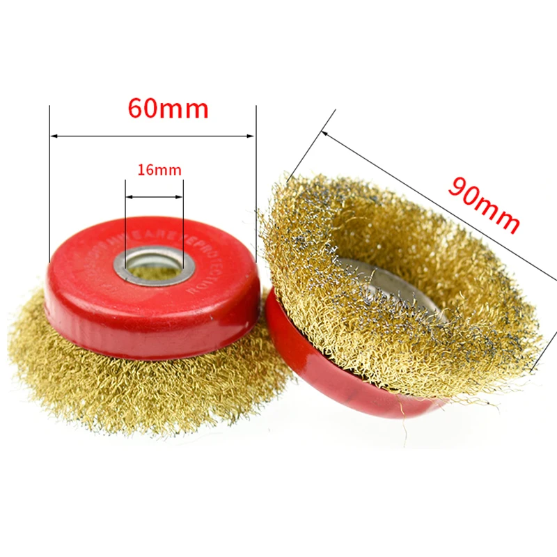 

Remove Rust Brush Rotary Brass Steel Wire Brush Paint Removal Deburring