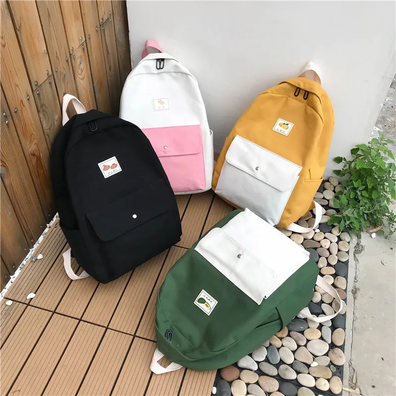 

JULYCCINO Women Hot Canvas Waterproof Backpack Large Capacity Shoulder Bag For Teenage Girls Female Back Pack Zipper Backpack