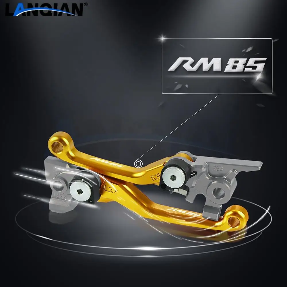 

Motorcycle Dirt Pit Bike Motocross Pivot Brake Clutch Levers For Suzuki RM85 RM 85 2005-2015 2008 2009 2010 2011 2012 2013 2014