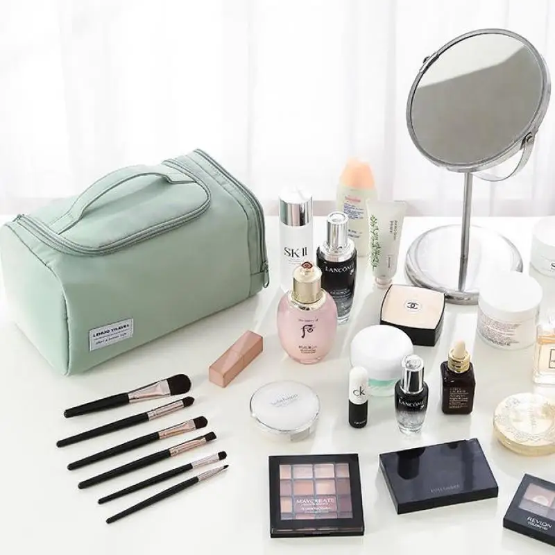 

Make Up Bag Women's Portable New Super Fire Advanced Sense Simple Travel Large Capacity Waterproof Wash Storage Bag
