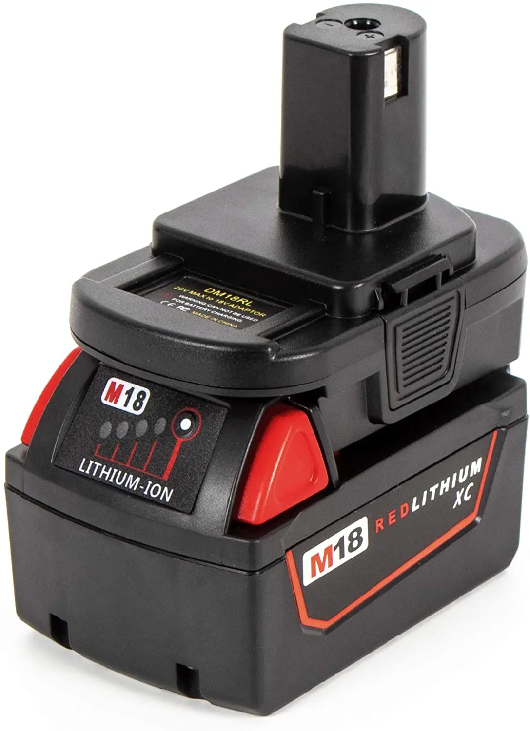Адаптер для аккумулятора DM18RL Dewalt 20 в Milwaukee 18 литий-ионного Ryobi с USB | Инструменты