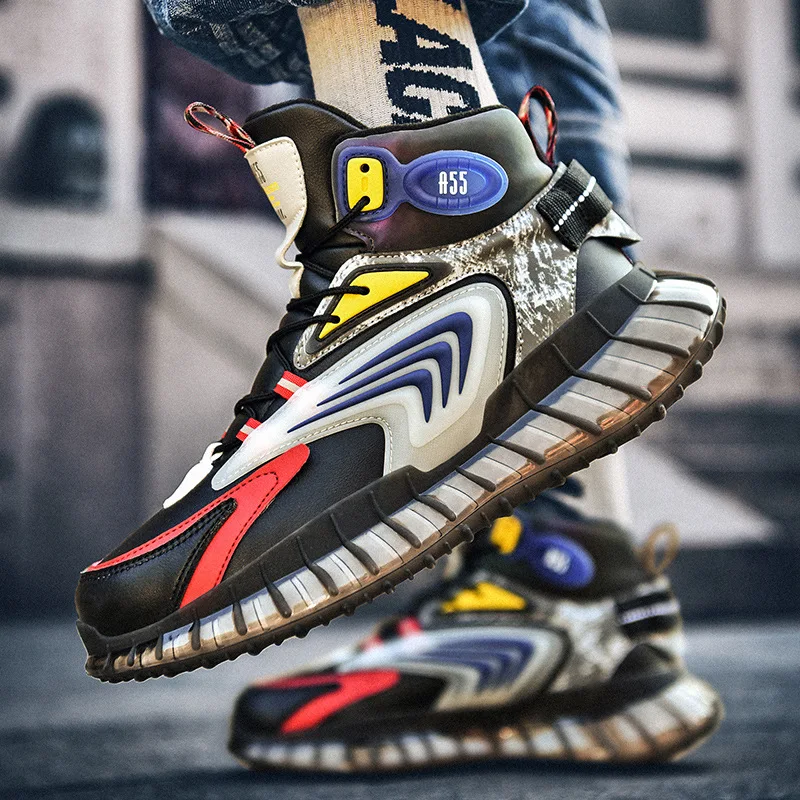 

Men's Shoes 2022 New Spring and Autumn Fashion Men's Shoe for Youth Sports and Leisure Coconut Dad All-match Fashion Shoes