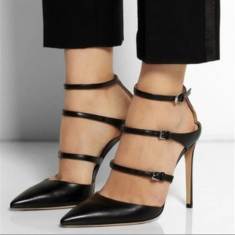 SHOFOO shoes,Fashion lady's sandals, PU, about 11cm high-heeled sandals, women's sandals. SIZE:34-45