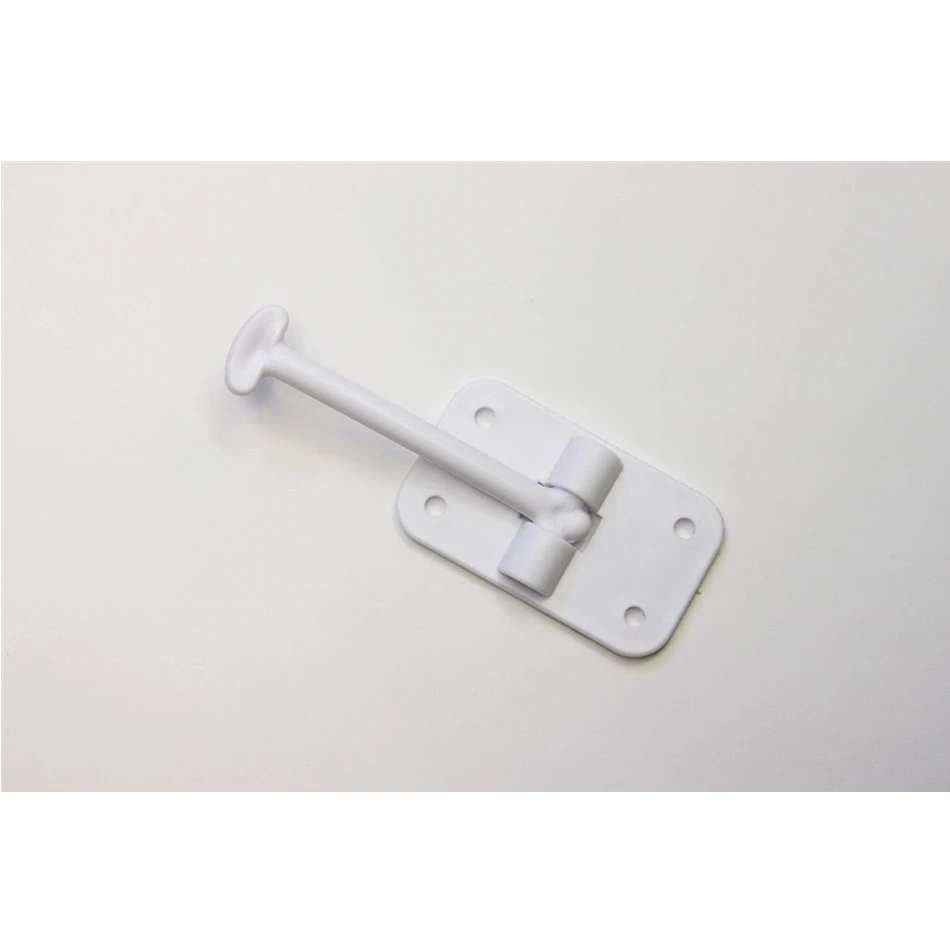 

BENOO 2/4 Packs Plastic White 3-1/2" 6" RV T-Style Door Holder Catch for Latch Holder Camper Trailer Cargo Hatch Direct Replace